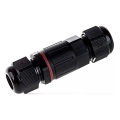 Waterdichte connector IP68 zwart
