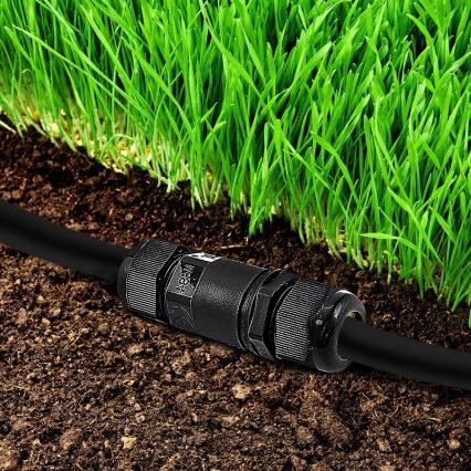 Waterdichte connector IP68 zwart