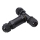 Waterdichte connector IP68 zwart