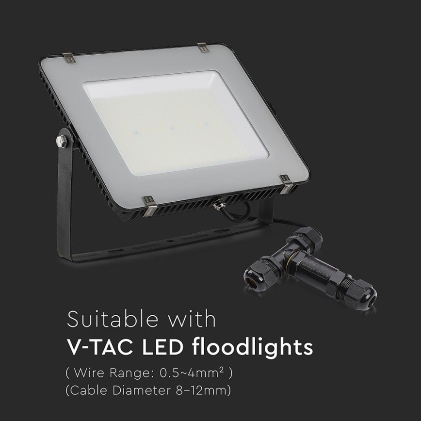 Waterdichte verbindingsconnector IP68 zwart