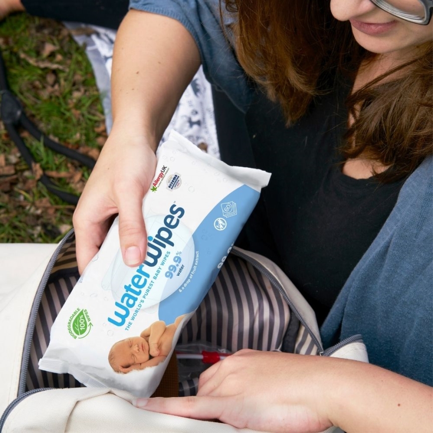 WaterWipes - SET 12x Plasticvrije vochtige doekjes 60 st. (720 pcs)