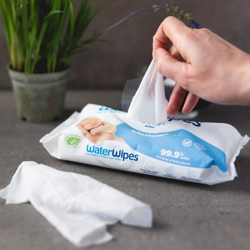 WaterWipes - SET 12x Plasticvrije vochtige doekjes 60 st. (720 pcs)