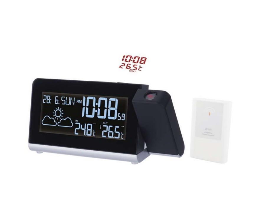Weerstation met LCD scherm 4,5V/1x CR2032 + 2×AA