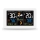 Weerstation met LCD scherm USB opladen 2xAAA/5V + 2xAAA wit