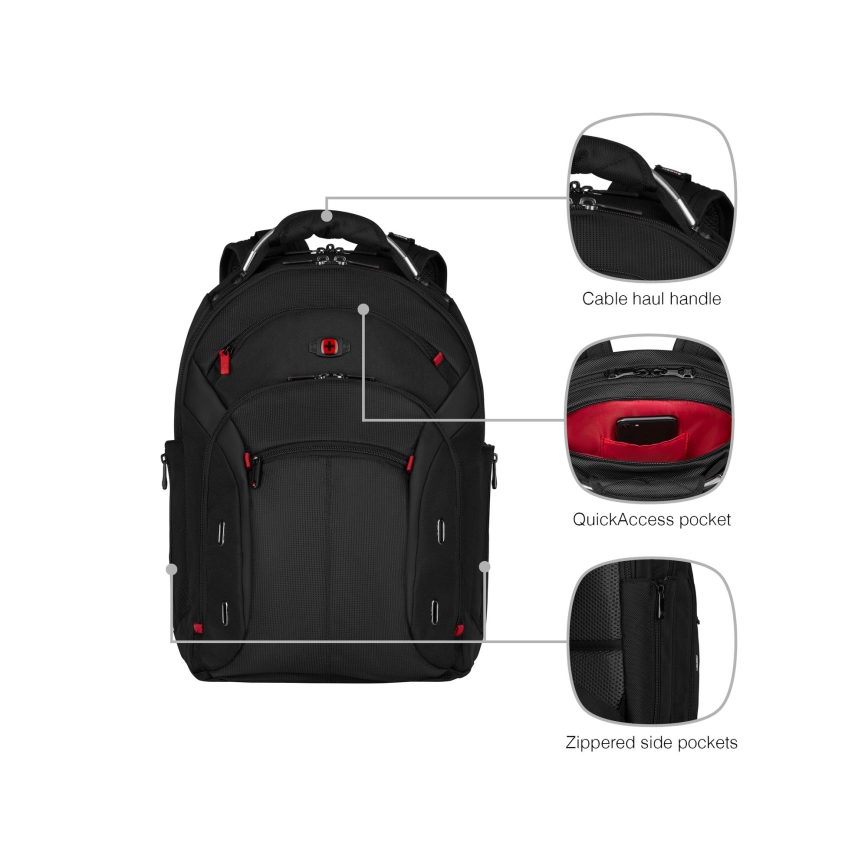 Wenger - Laptoprugzak 20 l 15" met tabletvak 10" Gigabyte zwart