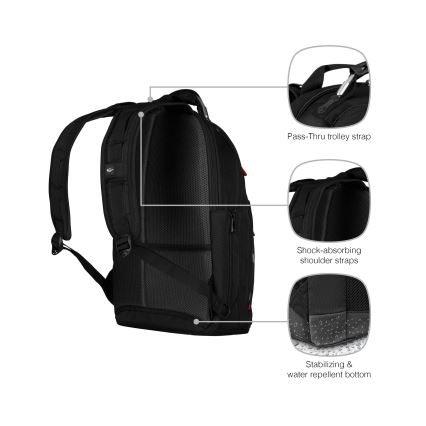 Wenger - Laptoprugzak 20 l 15" met tabletvak 10" Gigabyte zwart