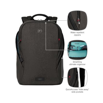 Wenger - Laptoprugzak 21 l 16 met tabletvak 10 MX Lamp zwart
