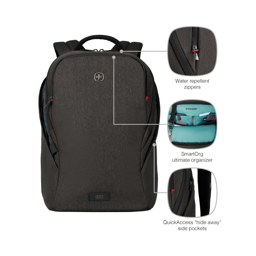 Wenger - Laptoprugzak 21 l 16 met tabletvak 10 MX Lamp zwart