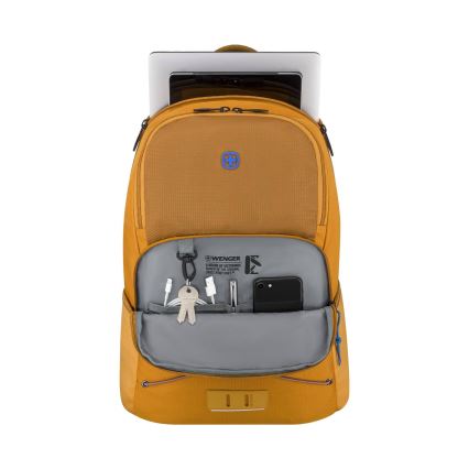 Wenger - Laptoprugzak 22 l 15,6" met tabletvak 10" Trayl geel
