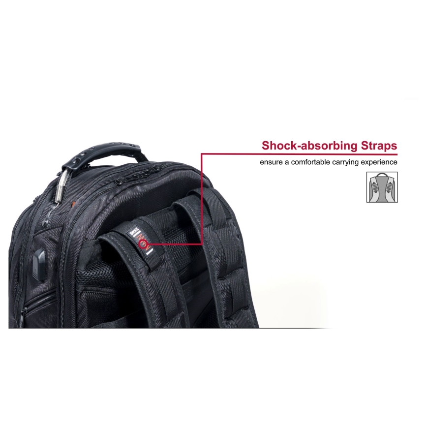 Wenger - Laptoprugzak 26 l 17" met tabletvak 10" Ibex Ballistic Deluxe