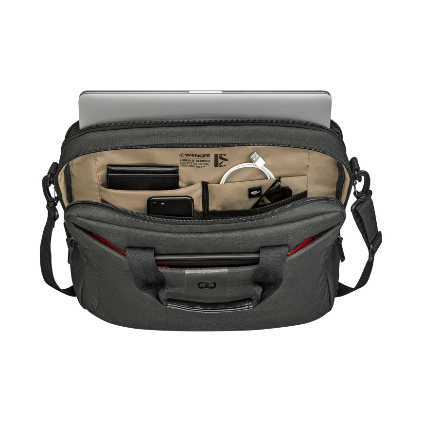 Wenger - Laptoptas 15 l 16 met vak voor 10 tablet MX ECO Brief grijs