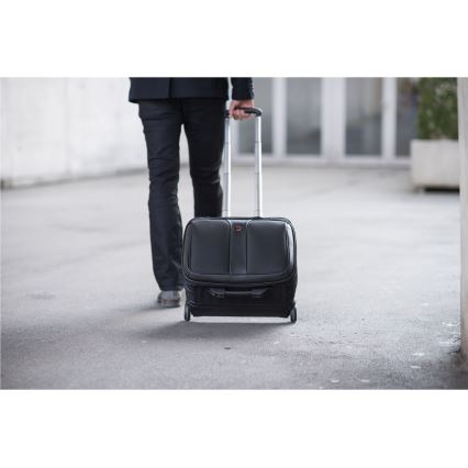 Wenger - Reiskoffer op wieltjes 25 l 17 + laptoptas 15,6 Patriot zwart