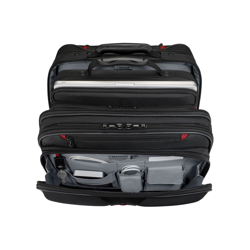 Wenger - Reiskoffer op wieltjes 25 l 17 + laptoptas 15,6 Patriot zwart