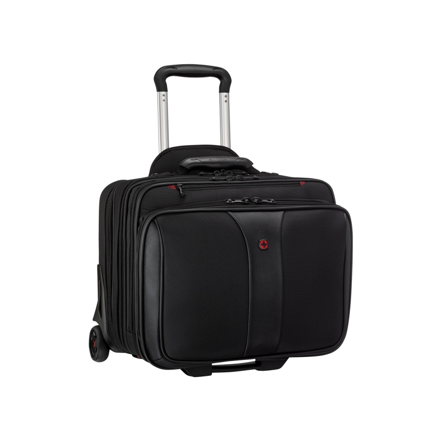 Wenger - Reiskoffer op wieltjes 25 l 17 + laptoptas 15,6 Patriot zwart