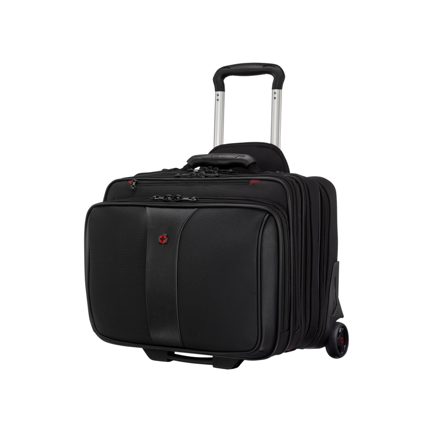 Wenger - Reiskoffer op wieltjes 25 l 17 + laptoptas 15,6 Patriot zwart