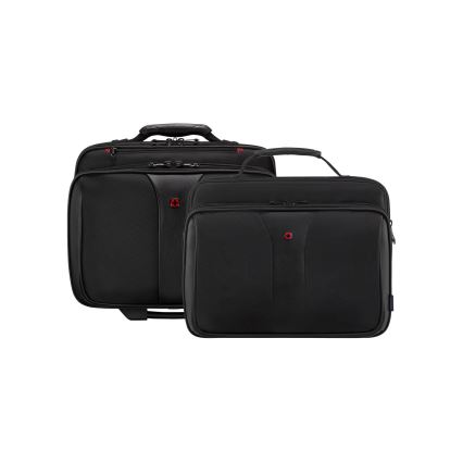 Wenger - Reiskoffer op wieltjes 25 l 17 + laptoptas 15,6 Patriot zwart