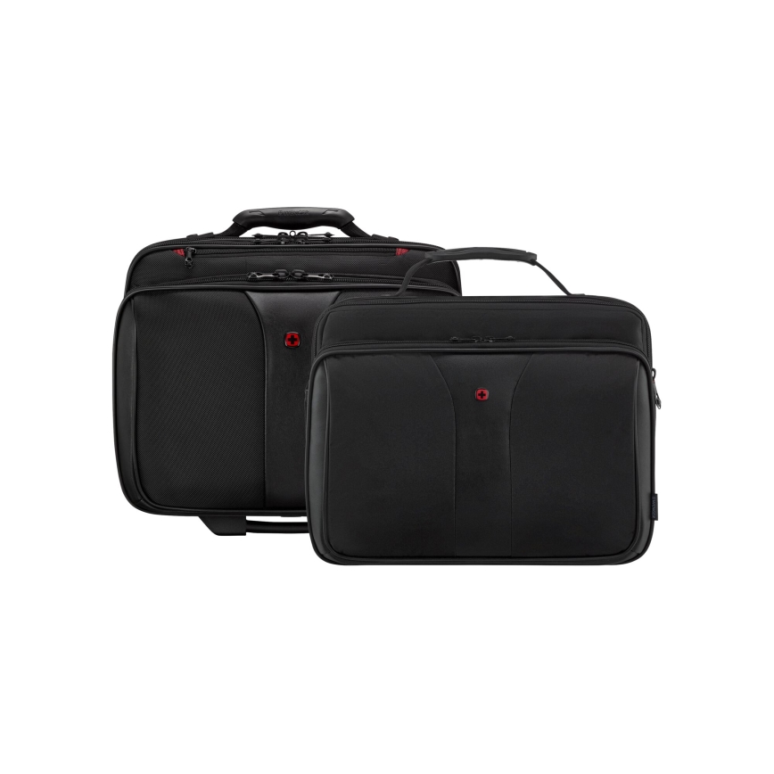 Wenger - Reiskoffer op wieltjes 25 l 17 + laptoptas 15,6 Patriot zwart