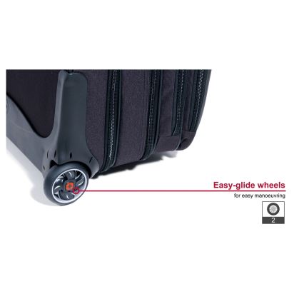 Wenger - Reiskoffer op wieltjes 25 l 17 + laptoptas 15,6 Patriot zwart