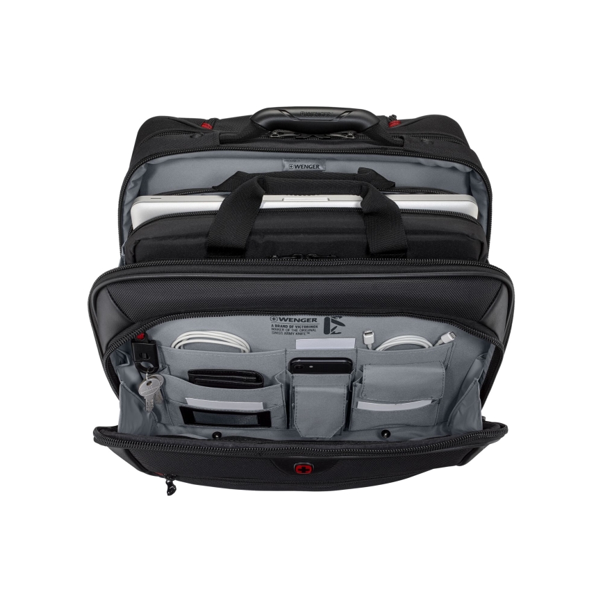 Wenger - Reiskoffer op wielen 23 l 17 + laptoptas 15,4 Potomac zwart