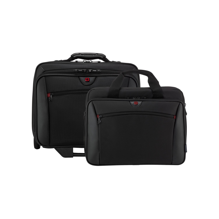 Wenger - Reiskoffer op wielen 23 l 17 + laptoptas 15,4 Potomac zwart