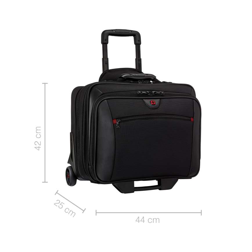 Wenger - Reiskoffer op wielen 23 l 17 + laptoptas 15,4 Potomac zwart