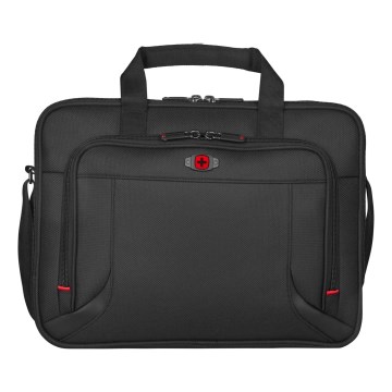 Wenger - Sac pour ordinateur portable 15 l 16" avec pochette pour tablette 10" Prospectus noir