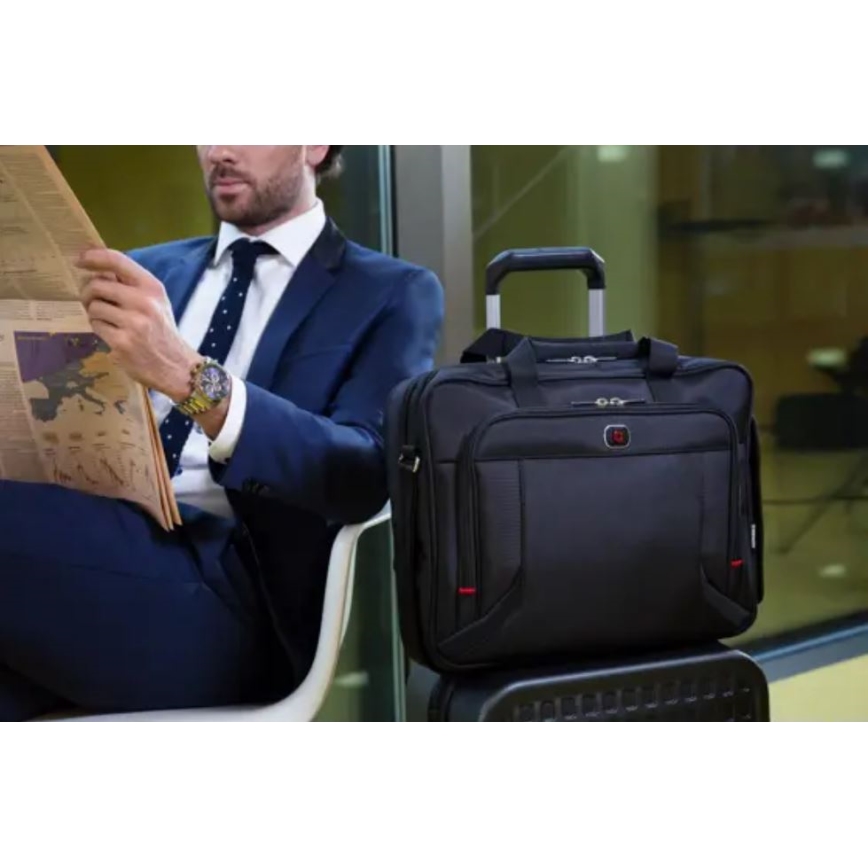 Wenger - Tas voor laptop 15 l 16" met tabletvak 10" Prospectus zwart