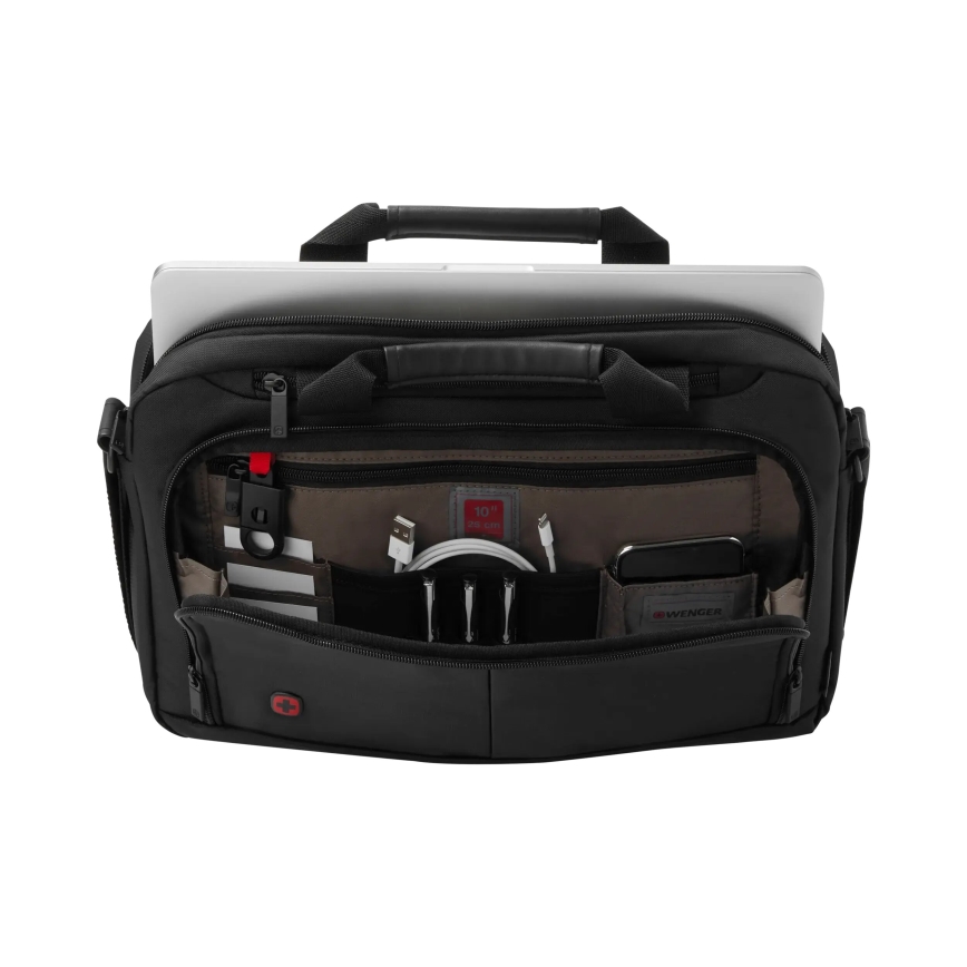 Wenger - Tas voor laptop 5 l 14" met tabletvak 10" Source zwart