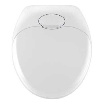 WENKO 110003100-WC abattant pour WC 35,5 x 38 cm blanc