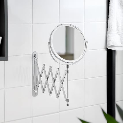 WENKO 15165100 - Cosmetische spiegel EXCLUSIVE 19x38,5 cm glanzend chroom