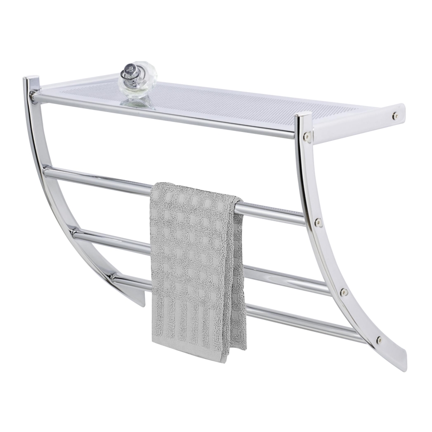 WENKO 15578100 - Handdoekenstandaard PESCARA 56x46 cm glanzend chroom