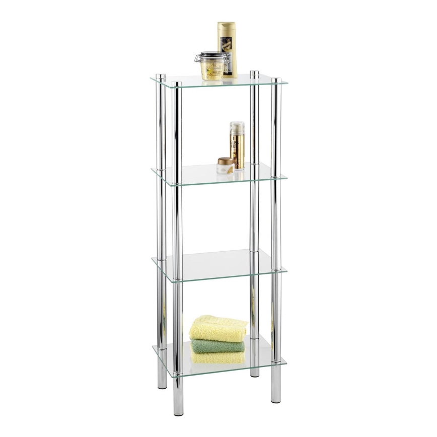 WENKO 15853100 - Étagère YAGO 40x104 cm inox/argenté/transparent