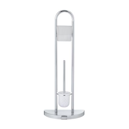 WENKO 16608100 - WC-borstel COSENZA 33x84 cm glanzend chroom/satijn