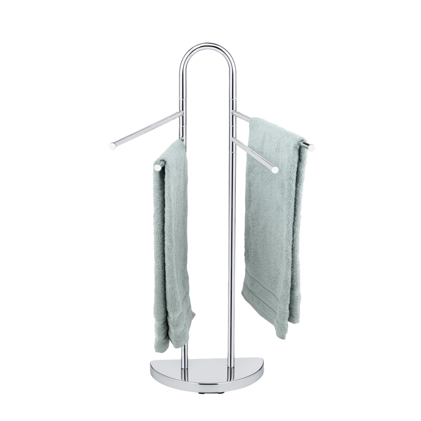 WENKO 16610100 - Porte-serviettes sur pied COSENZA 33x93,5 cm chrome brillant