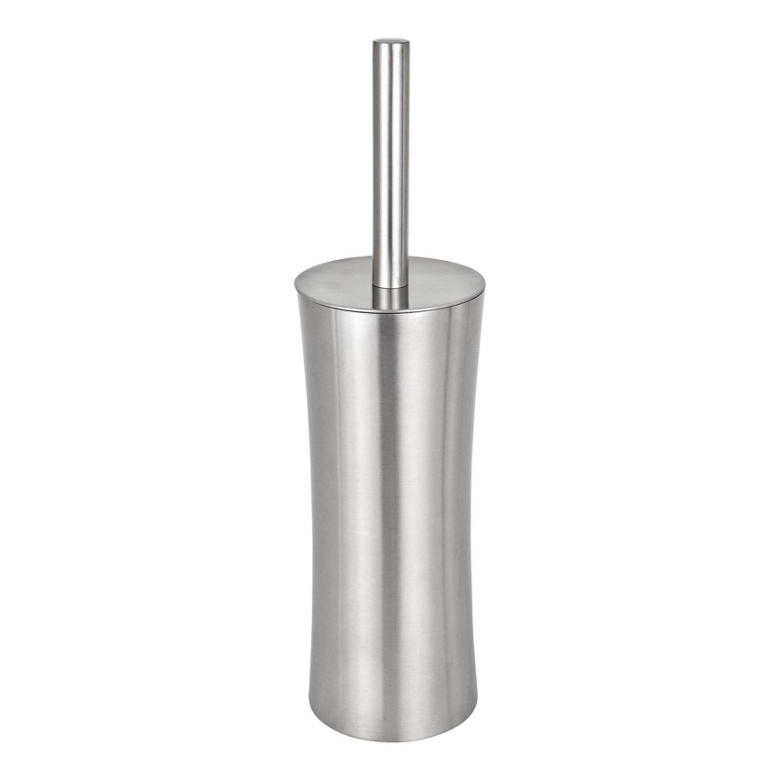 WENKO 16742100 - Brosse WC PIENO 10x37,5 cm inox/satiné