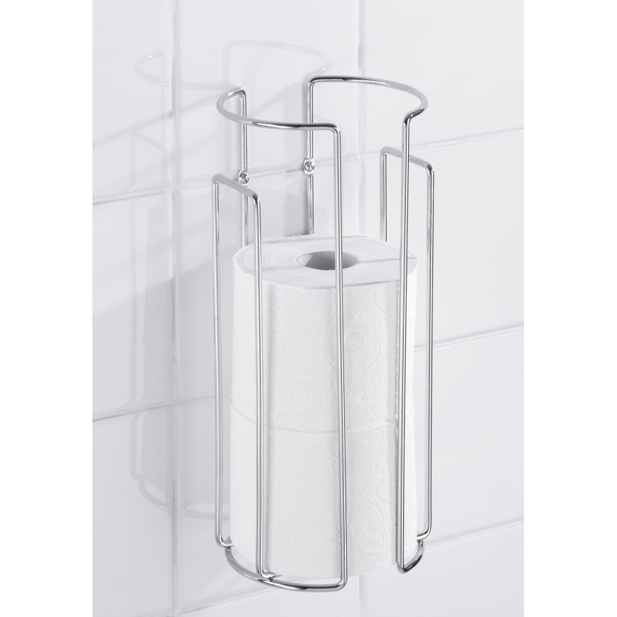 WENKO 16825100 - Toiletrolhouder MILANO 13,5x32 cm glanzend chroom