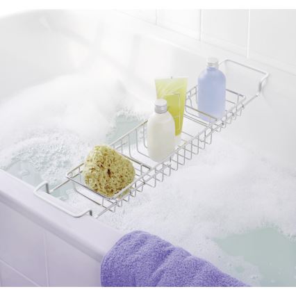 WENKO 17472100-Bac 58,5x13 cm inox/argenté