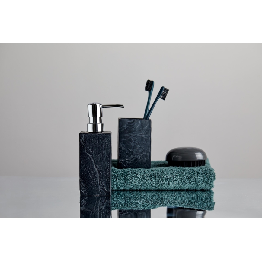 WENKO 17920100 - Gobelet SLATE ROCK 6,4x10,5 cm anthracite