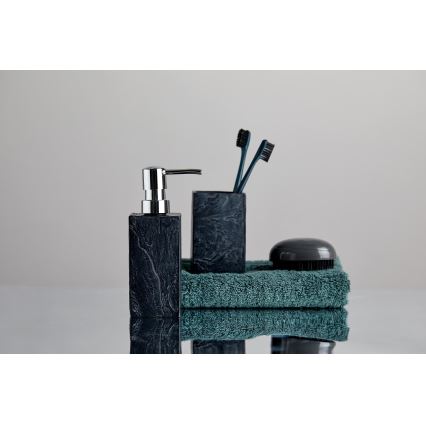 WENKO 17921100 - Distributeur de savon SLATE ROCK 250 ml anthracite
