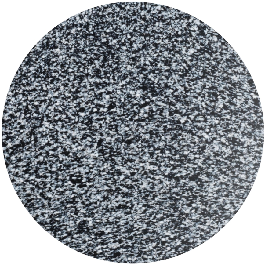 WENKO 18902100-WC Abattant WC OTTANA 44,5x37,5 cm granit/gris/argenté