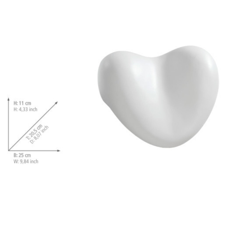 WENKO 18936100-Coussin TROPIC 25x20,5 cm blanc