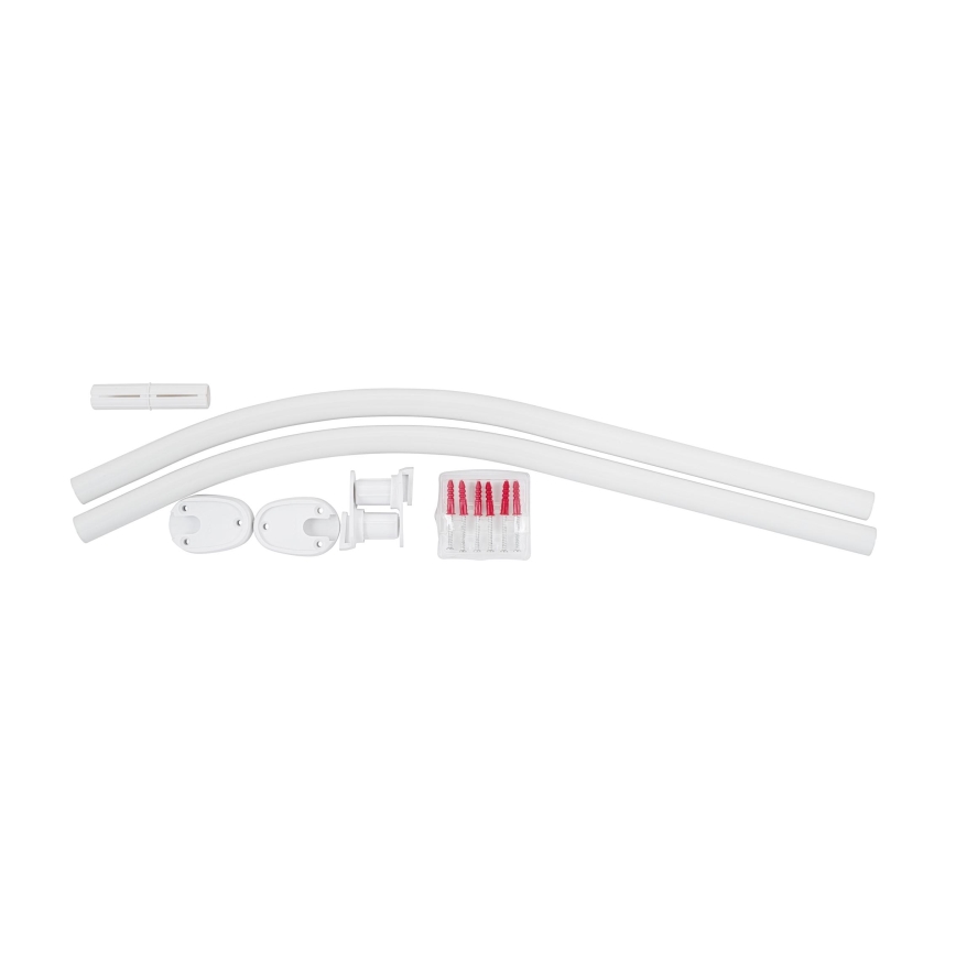 WENKO 19219100 - Douchestang 80x90 cm wit