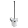 WENKO 19614100 - Brosse WC BOSIO MATT 10x14 cm inox/argenté/satiné