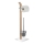 WENKO 20397100 - WC-borstel SAMONA 20x71,5 cm chroom/bruin/satijn