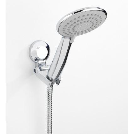 WENKO 20619100-Support de douche FIORINA 6x9 cm chrome poli