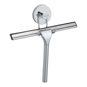 WENKO 20877100 - Trekker VACUUM-LOC ROND STAAL 24,5 x 25 cm roestvrij staal / glanzend chroom / zilverkleurig