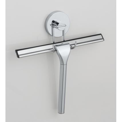 WENKO 20877100 - Trekker VACUUM-LOC ROND STAAL 24,5 x 25 cm roestvrij staal / glanzend chroom / zilverkleurig