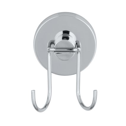 WENKO 20877100 - Trekker VACUUM-LOC ROND STAAL 24,5 x 25 cm roestvrij staal / glanzend chroom / zilverkleurig