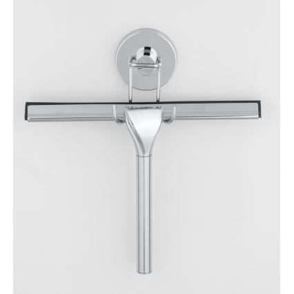 WENKO 20877100 - Trekker VACUUM-LOC ROND STAAL 24,5 x 25 cm roestvrij staal / glanzend chroom / zilverkleurig