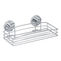 WENKO 20883100-Étagère VACUUM-LOC ronde en acier 26x15,3 cm, chrome brillant